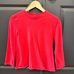 Free People Bold Red Top